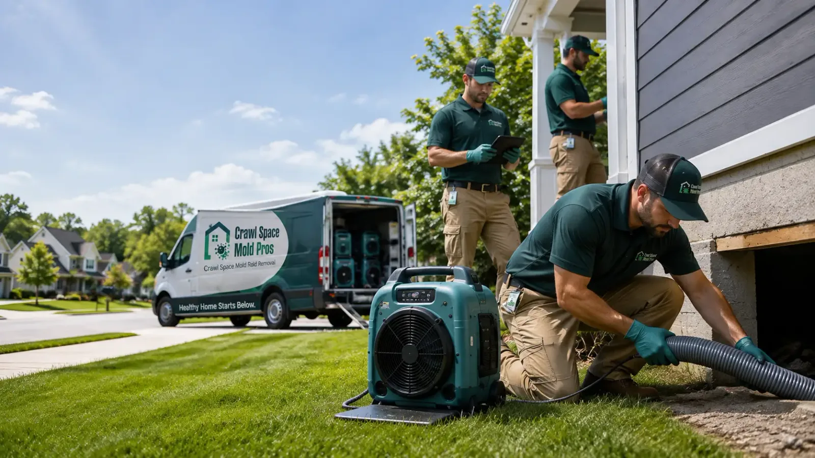 Crawl Space Mold Removal in Hazel Park, MI